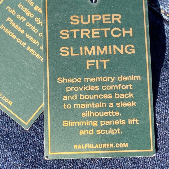 NEW Lauren Ralph Lauren Classic Straight Jean US 2 - Picture 2 of 15